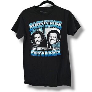 Step Brothers Boats N Hoes Graphic Tee Movie Comedy‎ T-Shirt Size S